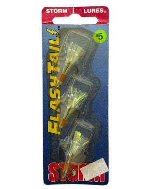 STORM FLASH TAIL TREBLE HOOKS. Iridescent Flash. #5