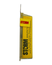 Load image into Gallery viewer, STORM LURES WIGGLE WART Fishing Lure in PURPLE SCALE. Model V 1 Red Label Box Norman Oklahoma
