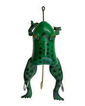 Lade das Bild in den Galerie-Viewer, Antique Mechanical Frog Lure. Halik Frog. Minnesota Fishing Fame. D
