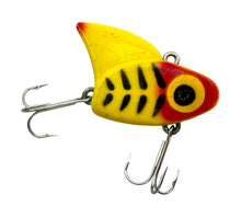 Load image into Gallery viewer, SAIL SHARK Vintage Fishing Lure. Yellow Black Ribs. Right
