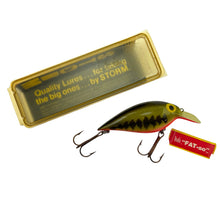 Load image into Gallery viewer, STORM LURES ThinFin FATSO Fishing Lure in BASS ORANGE BELLY. Red Label
