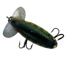 Load image into Gallery viewer, OLD ARBOGAST WOOD JITTERBUG Fishing Lure. Antique WWII BUG in PERCH. D
