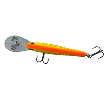 Load image into Gallery viewer, STORM LURES DEEP BABY THUNDERSTICK Fishing Lure in ORANGE FIRE UV Series. Dorsal
