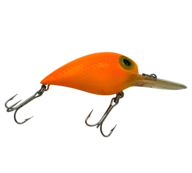 Storm Magnum Wiggle Wart Crankbait. Fluorescent Orange Scale. King Salmon Fishing Lure.