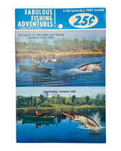 Charger l'image dans la galerie, FABULOUS FISHING ADVENTURES Vintage Fishing Trip Post Cards. OUTDOORS TRAVEL EPHEMERA. retro paper
