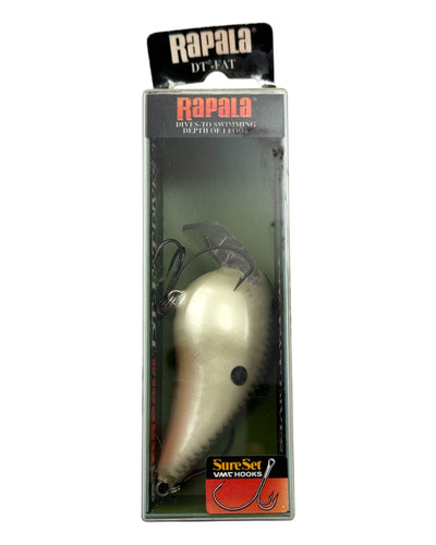 RAPALA LURES DT-FAT with Sure Set Hooks FISHING LURE. Pearl Gray Shiner.