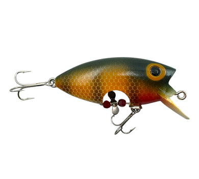 Poes Locomotion Fishing Lure. Antique Mechanical Crankbait. California Outdoor Product. perch