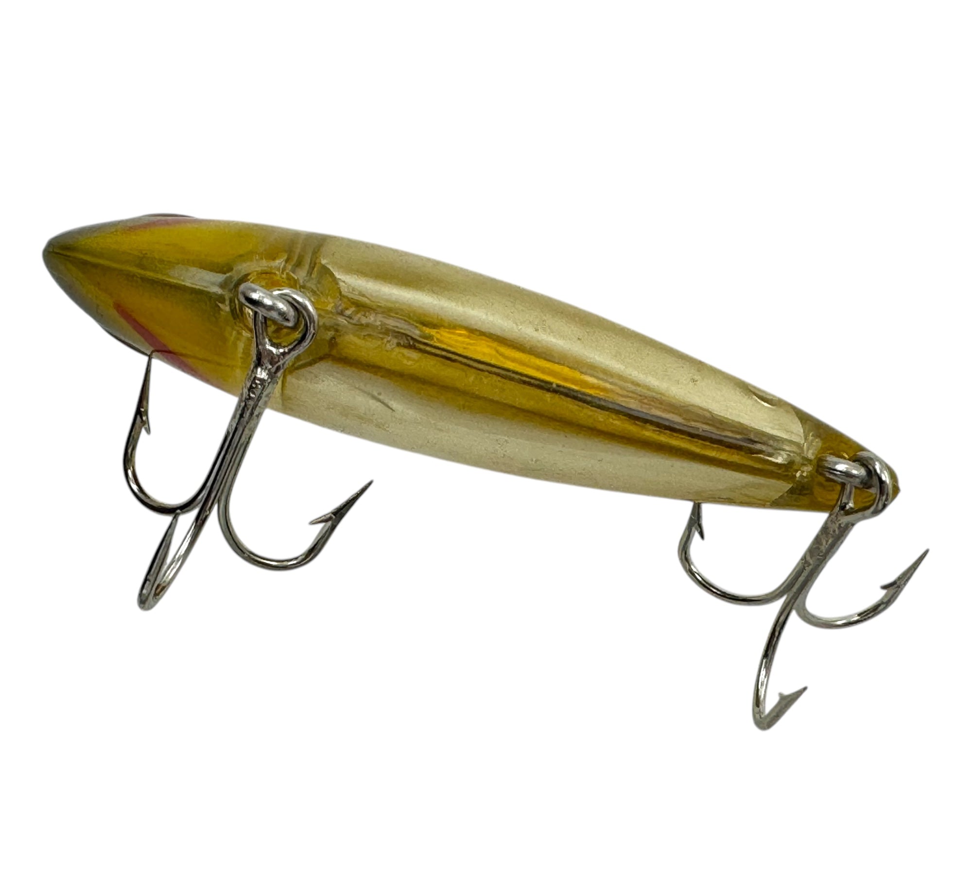 Billy Baits Master Hooker Lure - 5.5 Inch Pearl/Chartreuse/Green Firetip, Concave Head With Rattles For Trolling