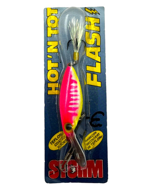 Storm Lures HOT N TOT FLASH FISHING LURE. Pink Fire Glitz