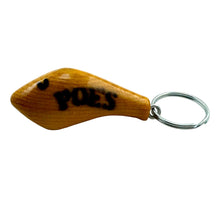 Load image into Gallery viewer, POES LURE COMPANY HAND CRAFTED Cedar Wood FISHING LURE KEYCHAIN 2
