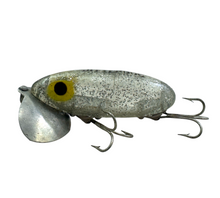Load image into Gallery viewer, FRED ARBOGAST JITTERBUG FISHING LURE in CLEAR SPARKLE. 600 SERIES. left

