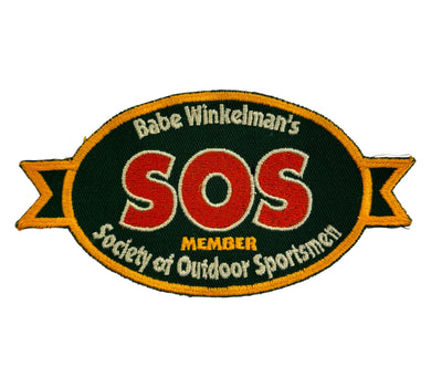 Babe Winkelman pro fisherman sos patch