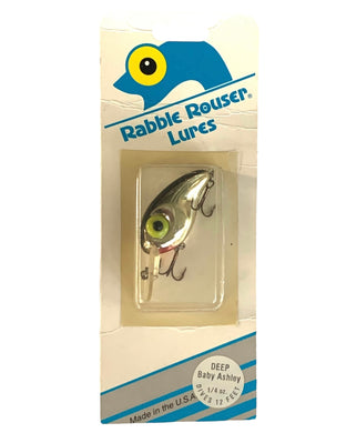 RABBLE ROUSER LURES DEEP BABY ASHLEY Fishing Lure in CHROME BLACK BACK. Only at TOAD TACKLE!