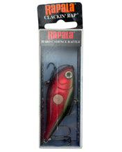 Cargar imagen en el visor de la galería, RAPALA LURES CLACKIN RAP CNR 7 Fishing Lure in RED CRAWDAD. Discontinued Crankbait.
