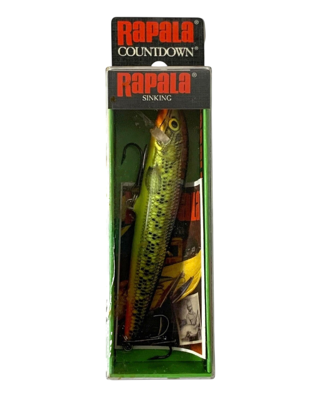 RAPALA COUNTDOWN 11 FISHING LURE in FIRE MINNOW