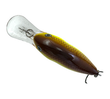 Load image into Gallery viewer, Rapala Lures Chartreuse Brown Balsa DT-6  Crankbait D
