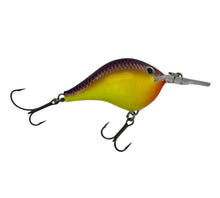 Load image into Gallery viewer, RAPALA LURES DT6 Fishing Lure in CHARTREUSE PURPLE SHINER. Balsa Crankbait with Sure Set Hooks.
