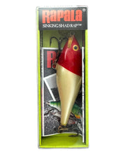 Load image into Gallery viewer, RAPALA LURES COUNTDOWN SHAD RAP 7 BALSA BAIT. RED HEAD. SINKING.
