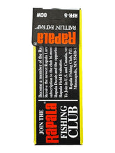 Cargar imagen en el visor de la galería, Back package View of RAPALA LURES RATTLIN FAT RAP 5 Fishing Lure in ORANGE CRAWDAD
