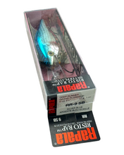 Charger l'image dans la galerie, RAPALA FISHING LURES RISTO RAP BALSA CRANK. SILVER BLUE. MODEL RR-9 SB. grand plongeur 
