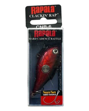 RAPALA LURES CLACKIN RAP FISHING LURE in RED CRAWDAD