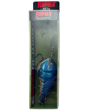 RAPALA LURES MOLTING BLUE CRAW DT14 FISHING LURE