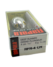Load image into Gallery viewer, Box Stats View of RAPALA LURES RATTLIN FAT RAP 4 Fishing Lure in CHROME
