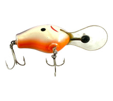 Load image into Gallery viewer, Bagleys Diving B1 (DB-1) Fishing lure in Purple Black on White aka BANDIT. ventral R
