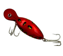 Charger l&#39;image dans la galerie, HEDDON LURES Rare TADPOLLY FISHING LURE in RED BULLFROG 3
