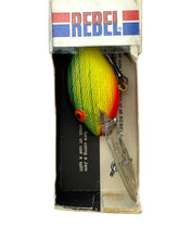 Load image into Gallery viewer, REBEL LURES DEEP WEE-R Vintage Fishing Lure in PEA GREEN 8
