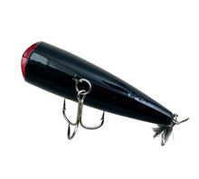 Load image into Gallery viewer, REBEL LURES POP-R FISHING LURE. SPILLED INK P-60 BIG BASS TOPWATER POPPER. treble hook 
