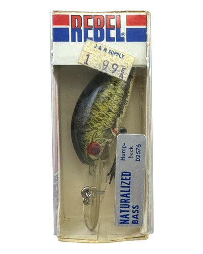 REBEL LURES HUMPBACK FISHING LURE in NATURALIZED BASS D2576