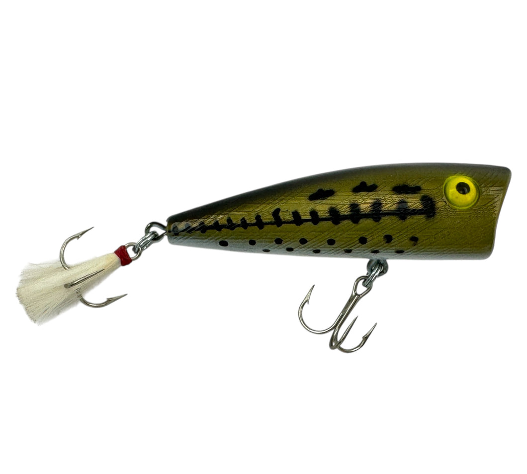 REBEL LURES P70 POP R FISHING LURE in OLE BASS. Old School Topwater Bass Fishing.