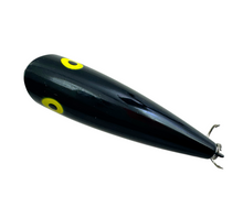 Load image into Gallery viewer, REBEL LURES POP-R FISHING LURE. SPILLED INK P-60 BIG BASS TOPWATER POPPER. dorsal view
