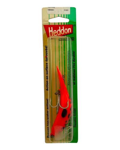 HEDDON LURES MAGNUM CLATTER TAD TADPOLLY Vintage Fishing Lure in Red Dog