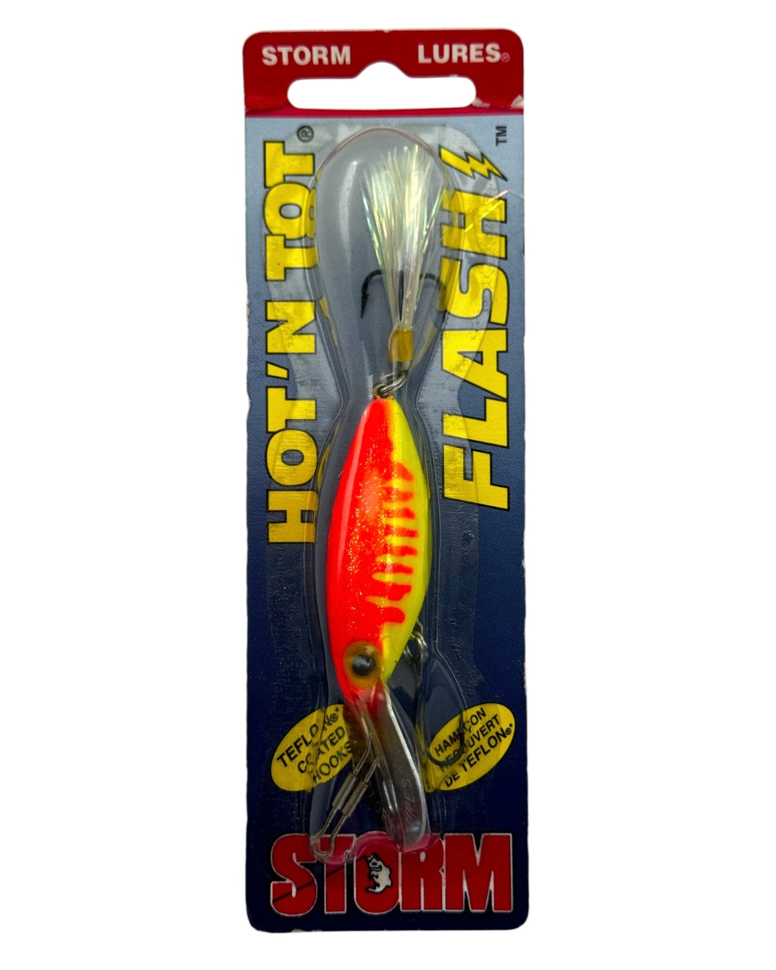 Storm Lures Hot 'N Tot Flash Fishing Lure • FH244 Red Fire Glitz