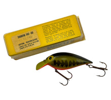 Load image into Gallery viewer, STORM LURES ThinFin FATSO Fishing Lure in BASS ORANGE BELLY. F46 vintage label
