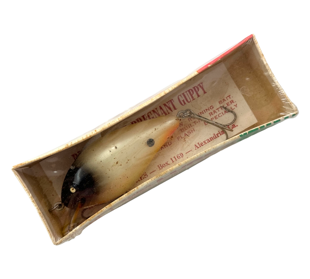 big r fishing lures ALEXANDRIA, LOUISIANA • RED RIVER BIG-R PREGNANT GUPPY VINTAGE CRANKBAIT Electric Fishing Hook Knot realistic paddle tails or reargrip_length__10-1/4