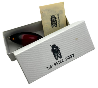 Top Water Junky Japan Custom Bass Fishing Lure. Drop Rat in Box. Redwing Backbird