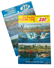Charger l'image dans la galerie, UNBELIEVABLE FISHING FUN Vintage Fishing Trip Post Cards. TRAVEL EPHEMERA.
