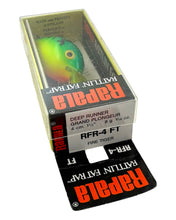 Cargar imagen en el visor de la galería, RAPALA LURES RATTLIN FAT RAP 4 Fishing Lure in FIRETIGER rfr-4 ft

