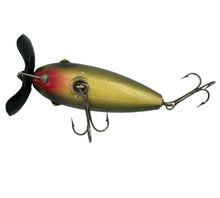 Load image into Gallery viewer, JACK&#39;S TACKLE RIP-L-LURE Antique Fishing Lure. Topwater Bait from OKC, Oklahoma. Ventral
