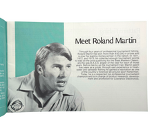 Load image into Gallery viewer, LOWRANCE MARINE ELECTRONICS CATALOG. 1974 VINTAGE FISHING EPHEMERA. roland martin pro fisherman
