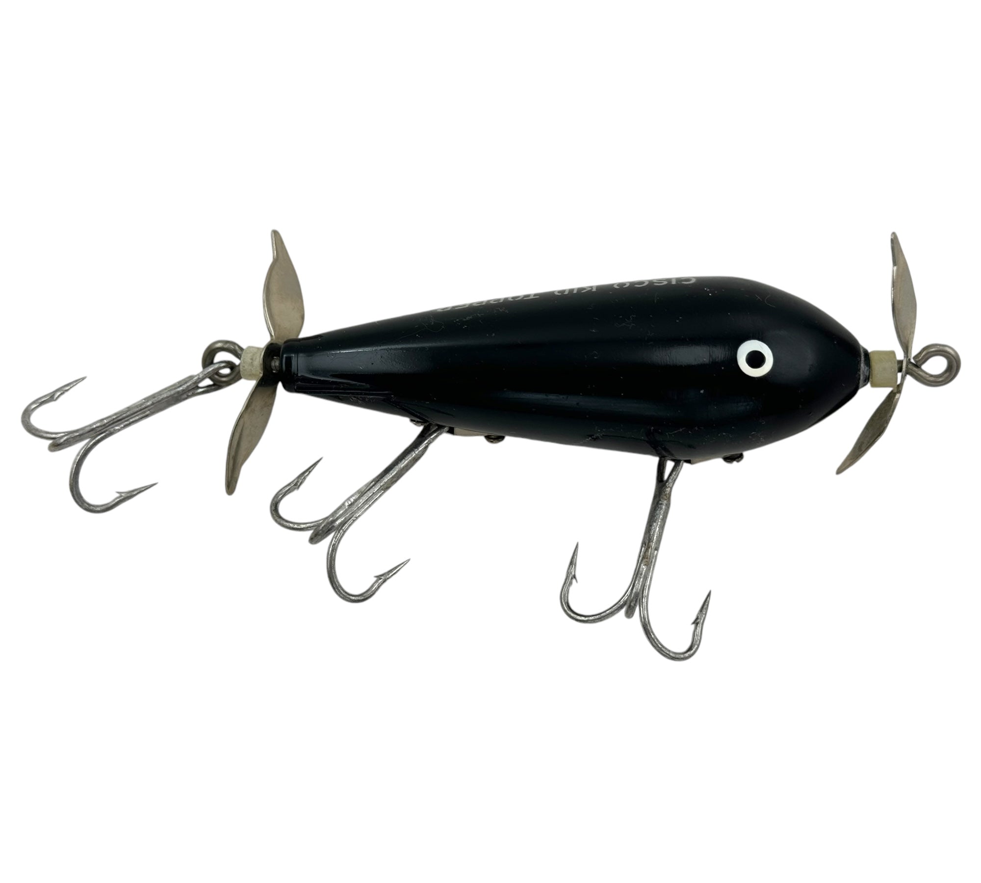 CISCO KID TOPPER MUSKY KILLER Fishing Lure & Box • BLACK – Toad Tackle