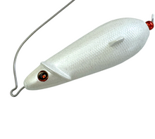 Load image into Gallery viewer, SEBILE PROPPLER 80 FL BUZZ BAIT. White Mouse. red eye
