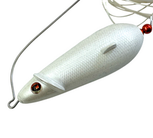Load image into Gallery viewer, SEBILE PROPPLER 80 FL BUZZ BAIT. White Mouse.  L
