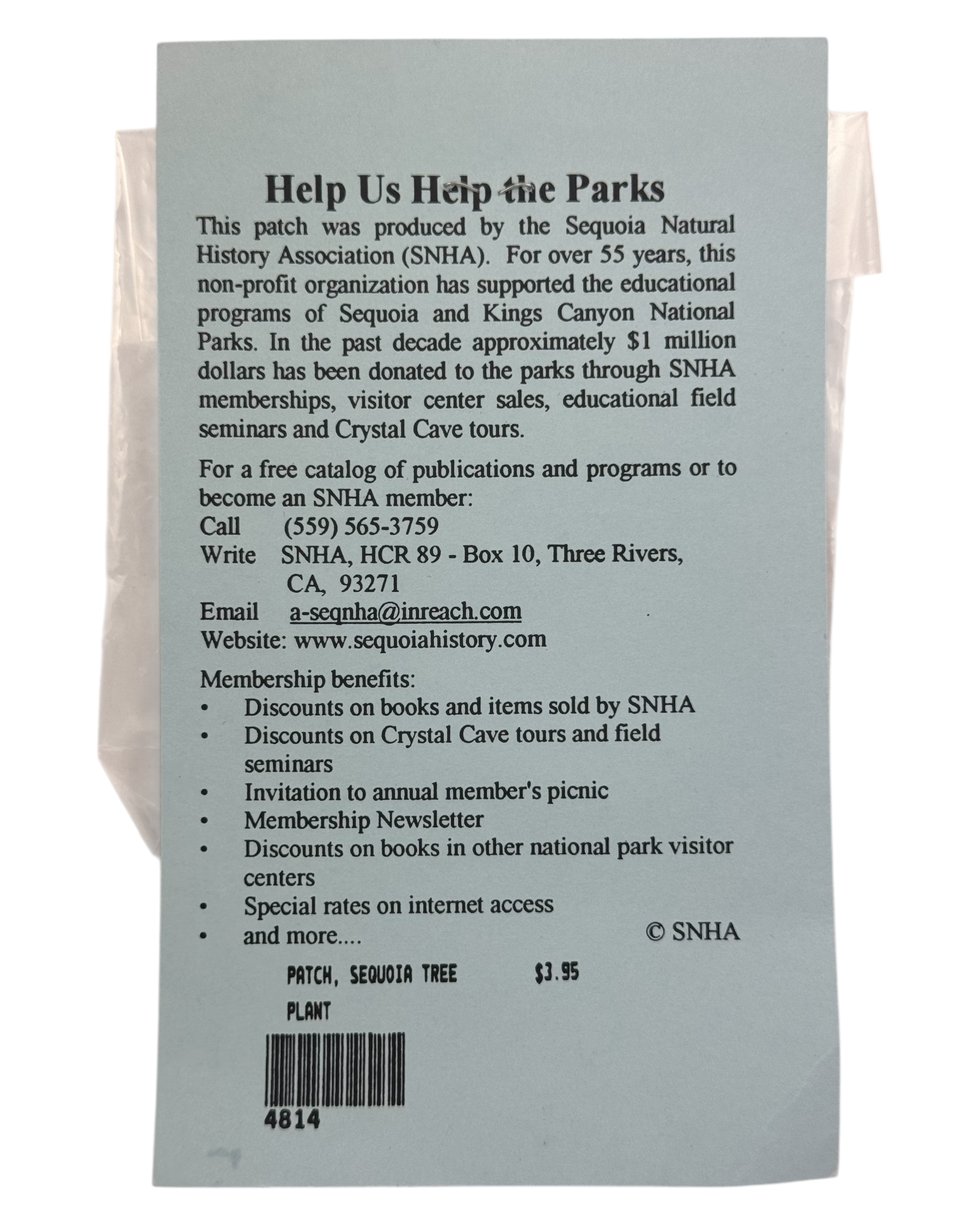 SEQUOIA NP + KINGS CANYON NATIONAL PARKS CA TRAVEL PATCH – Toad Tackle