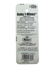 Load image into Gallery viewer, MANNS BABY 1- SHALLOW CRANK. BONE with ORANGE BELLY. fishing tips
