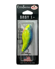 Cargar imagen en el visor de la galería, MANNS BAITS Vintage BABY One Minus Fishing Crankbait in SPLATTERBACK SUNFISH HOLOGRAPHIC
