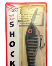 Load image into Gallery viewer, DICK GRIE&#39;S TACKLE SHOCKWAVE SHALLOW MUSKIE LURE in SILVER SPARKLE MUSKY lip
